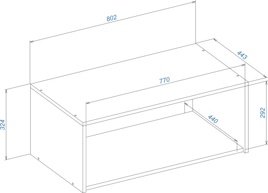 Прихожая Прага Антресоль №4 белый