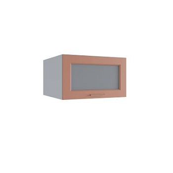 Верхний шкаф Квадро Персик софт ГПГС 600