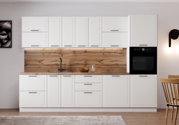 Модульная кухня Ромашка Молочный