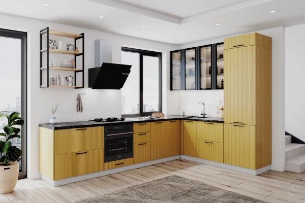 Модульная кухня Фенис 3Д Голд