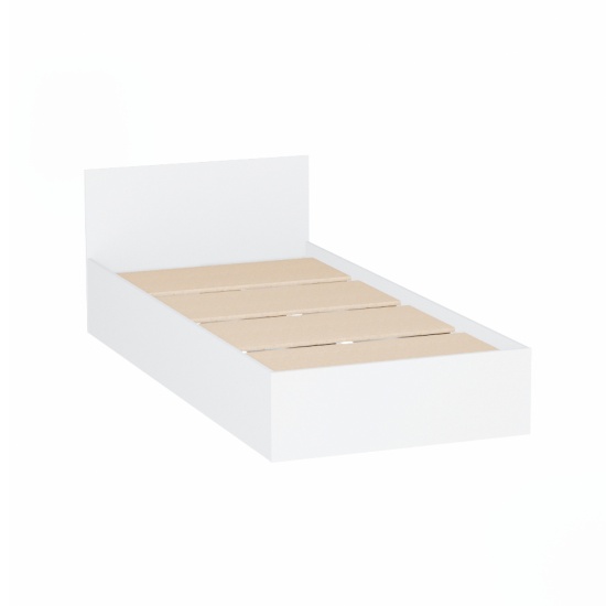 МС Мори Кровать КРМ 900.1/1 (МП/3) Белый