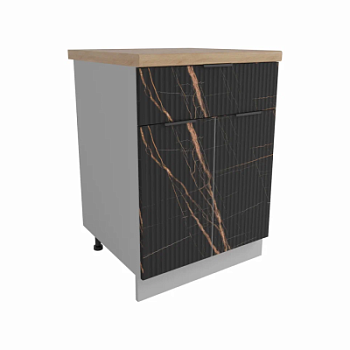 Стол Монца Кварц черный С1ЯШ 600