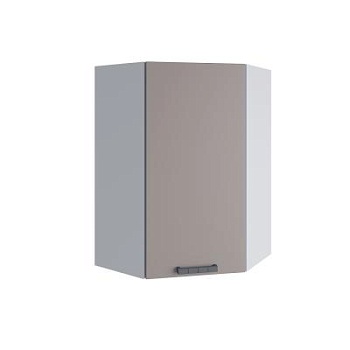 Верхний шкаф Ройс Грей софт ВПУ 600*600
