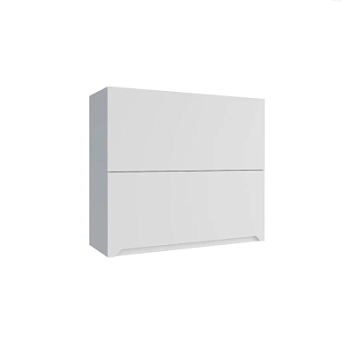 Верхний шкаф Тренто Белая кожа ПГПМ 800