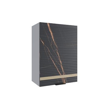 Верхний шкаф Корато Кварц черный П 500 правый