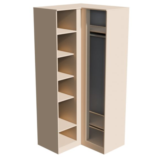 МС Мори Шкаф угловой МШУ 940 Сатин