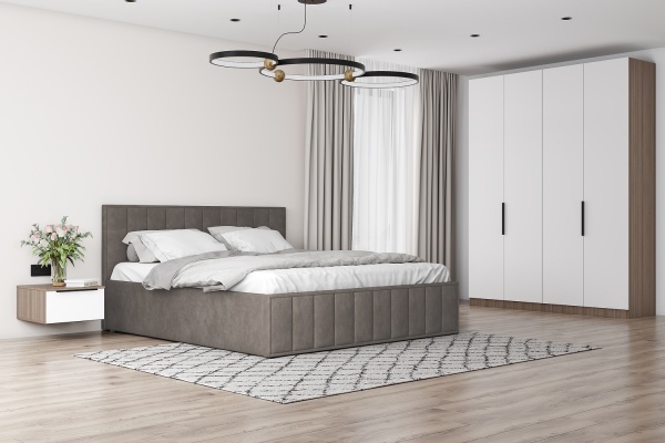 Кровать Лана (М) 1,8 Шоколад