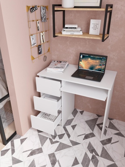 МС Мори Стол МС-6 левый (МП/3) Белый