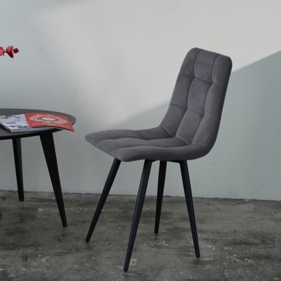 Стулья Агат Графит Софт (Комплект 2 шт.)