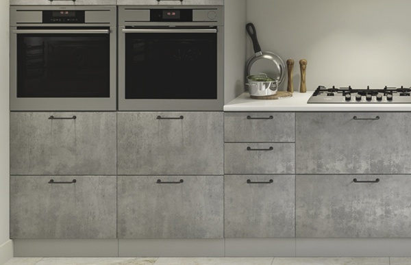 Модульная кухня Лофт Бетон светлый