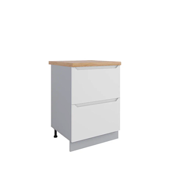 Стол Тренто Белая кожа СКБ 600