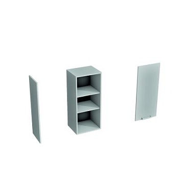 Верхний шкаф Магнолия Молочный ВВ 400