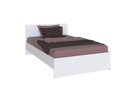 Спальня Мэнкс Кровать МСКР-1 1,2 белый