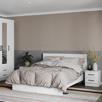 Модульная спальня Асти белый Микон