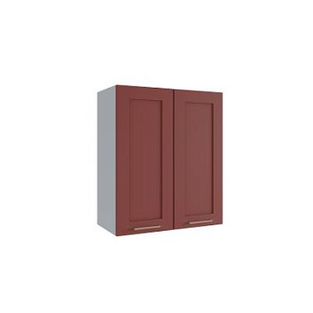 Верхний шкаф Квадро Красная кожа П 600