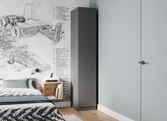 МС Мори Шкаф МШ 400 Графит