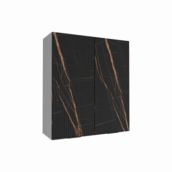 Верхний шкаф Монца Кварц черный ВП 800