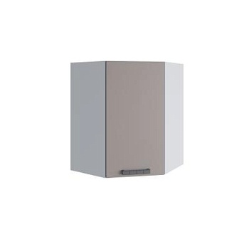 Верхний шкаф Ройс Грей софт ПУ 550*550