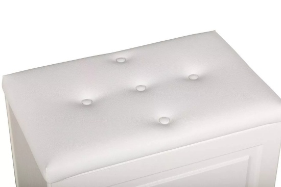 Ливерпуль Пуф 14.02 Белый/Ясень ваниль/кз.Белый