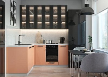 Модульная кухня Ройс Персик софт
