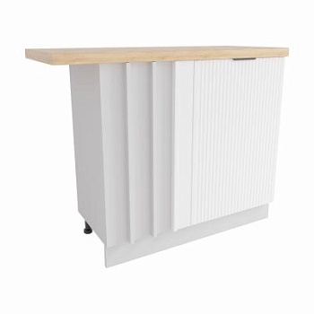 Стол Монца Белый софт МСУ 1000 стыковка с глубиной 500