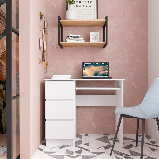 МС Мори Стол МС-6 левый (МП/3) Белый