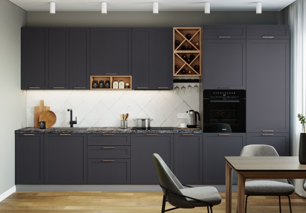 Модульная кухня Квадро Железо