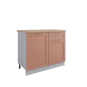 Стол Квадро Персик софт СШ 1000