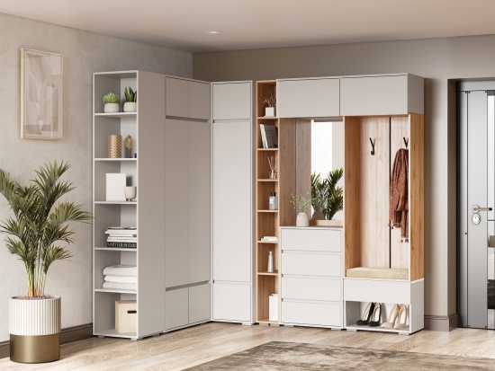 Модульная прихожая Прага Кашемир