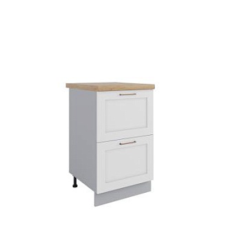 Стол Квадро Белая кожа СК2 500