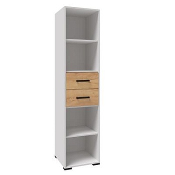 Спальня Лючия пенал белый/дуб крафт золотой