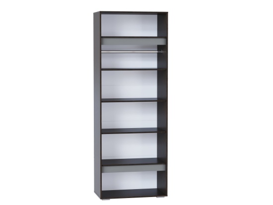 Прихожая Прага шкаф 2 ств венге/графит софт