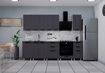 Модульная кухня Лилия Сталь