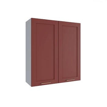 Верхний шкаф Квадро Красная кожа ВП 800