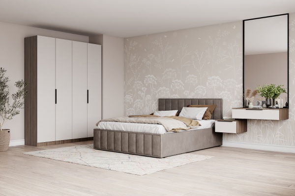 Кровать Лана (М) 1,6 Шоколад