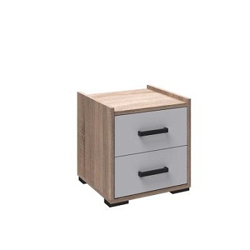 Спальня Соната тумба прикроватная дуб сонома/белый