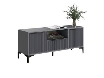 Тумба ТВ МС Кимберли Графит/ Графит Софт