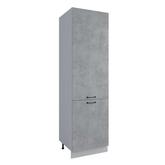 Пенал с нишей под духовку Лофт Бетон светлый ПН 600