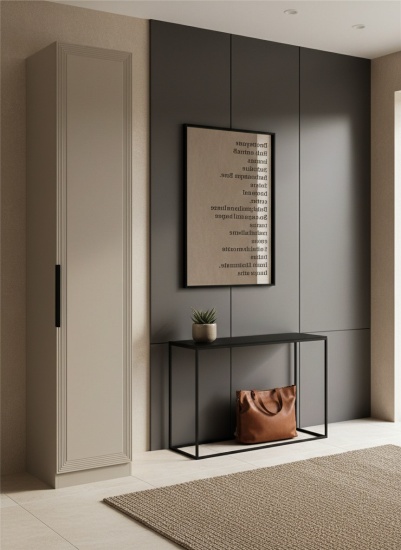 Шкаф 450 МС Роза Бежевый / Сиена Бежевый софт