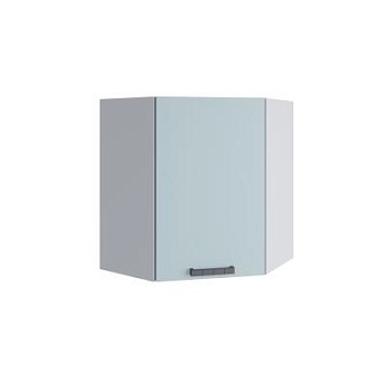 Верхний шкаф Ройс Зеленый софт ПУ 600*600