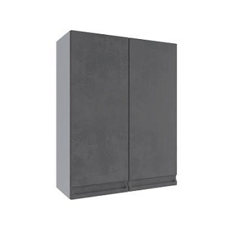 Верхний шкаф Скала Бетон тёмный ВП 700