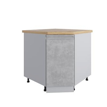 Стол Скала Бетон светлый СУ 850 правый