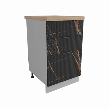 Стол Монца Кварц черный СЯШ 500