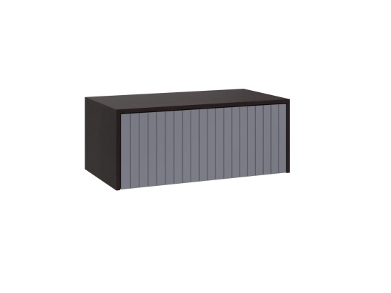 Прихожая Прага Антресоль №4 венге/графит софт