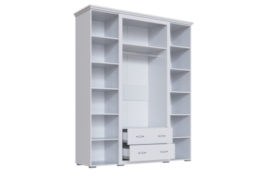 Спальня Леньяна Шкаф белый