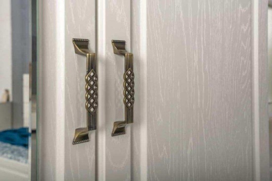 Ливерпуль Шкаф 13.27 Белый/Ясень ваниль