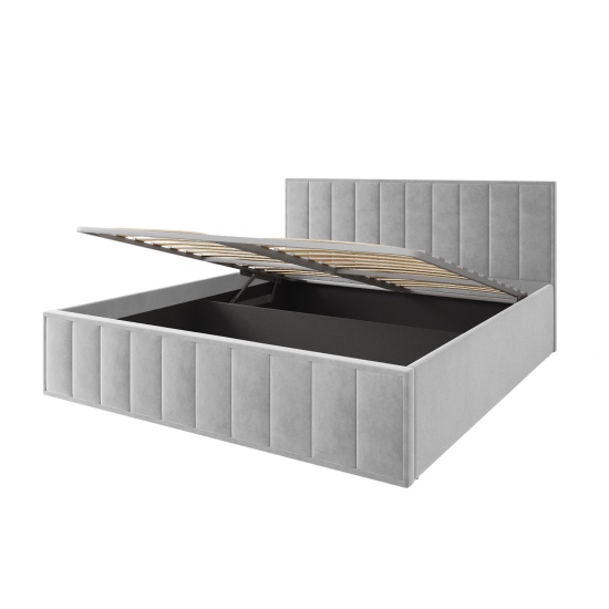 Кровать Лана (М) 1,8 Серый Софт