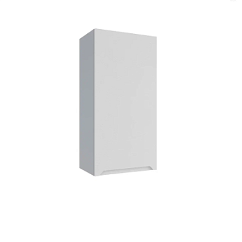Верхний шкаф Тренто Штукатурка белая ВП 450 левый