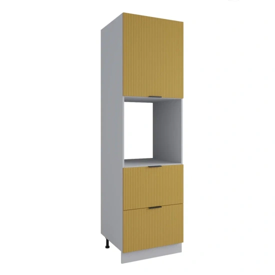 Пенал с нишей под духовку и ящиками Фенис 3Д Голд ПНЯ 600