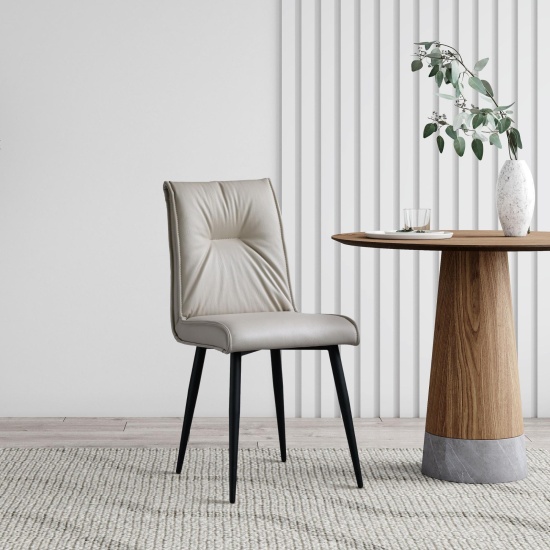 Стул Сенатор (2 шт) Кожа Бежевая